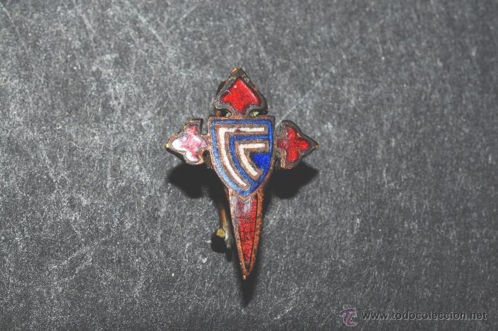 Pins de colecci&oacute;n: PIN INSIGNIA ESMALTADO REAL CELTA DE AGUJA IMPERDIBLE