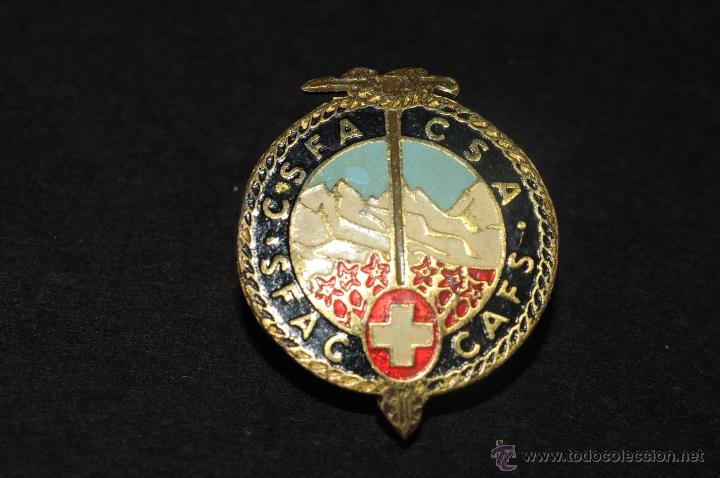 Pins e Spille di collezione: PIN INSIGNIA DE AGUJA IMPERDIBLE SUIZA CSFA CSA CAFS SFAC COMPRA MINIMA PARA ENVIAR 5 EUROS