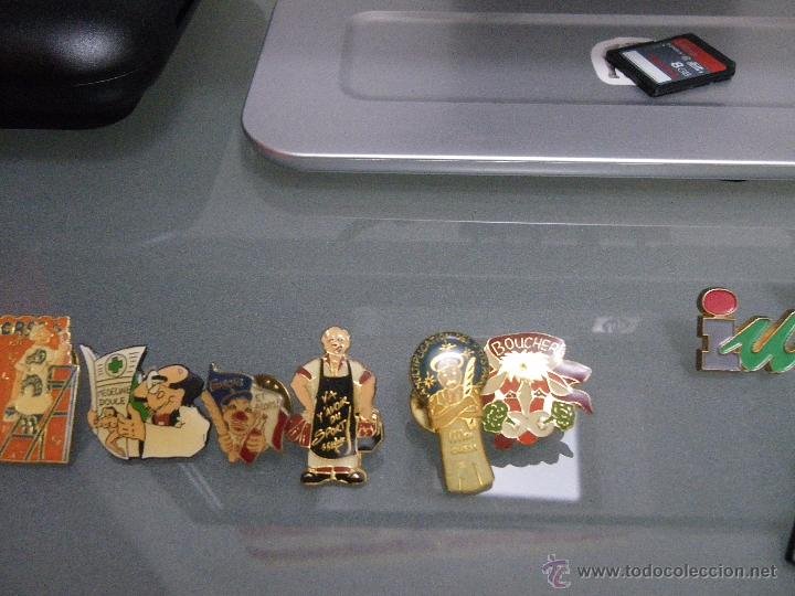 Pins de colecci&oacute;n: 6 pins relacionados con Francia (Francais et alors!, medecine douce, Boucher, Pdo peintura y Va y'av