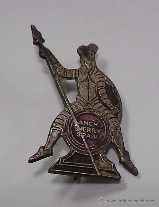 Pins e Spille di collezione: PIN PUBLICITARIO ALFILER. SANCHO SHERRY SPAIN.