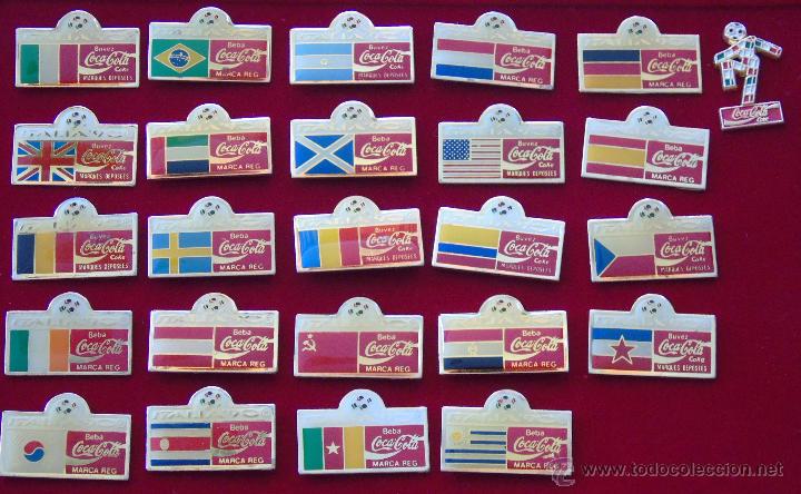 pins coca cola italia 90