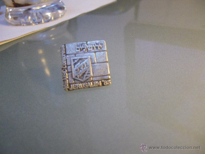 Pins de colecci&oacute;n: pin skal Jerusalem 1985 (asociaci&oacute;n de profesionales del turismo)