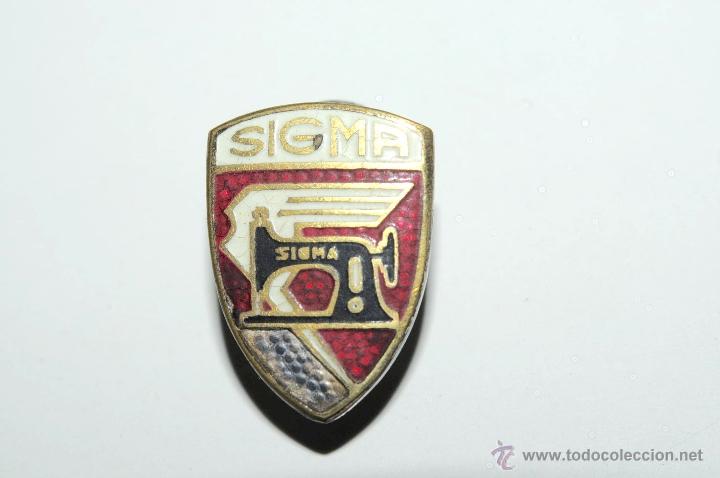 Collection pins: PIN INSIGNIA ESMALTADO DE OJAL SIGMA COMPRA MINIMA PARA ENVIAR 5 EUROS
