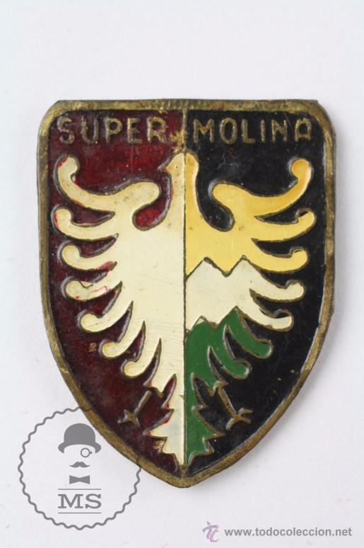 Pins de colecci&oacute;n: Pin / Antigua Insignia - Super Molina - Esqu&iacute; - Medidas 30 x 22 Mm - #PLS