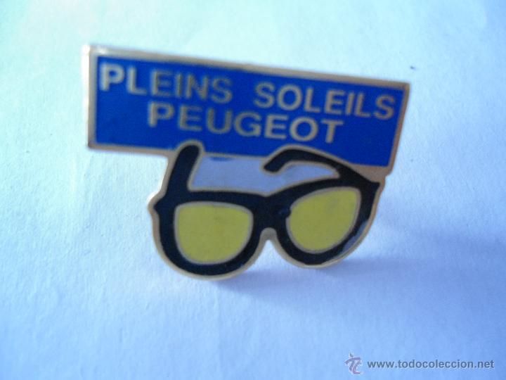 Pins de colecci&oacute;n: pin pleins soleils peugeot