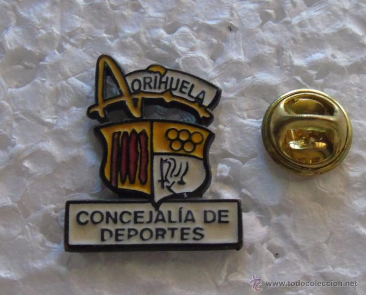 Collection pins: PIN DE DEPORTES. CONCEJALIA DE DEPORTE DE ORIHUELA, ALICANTE