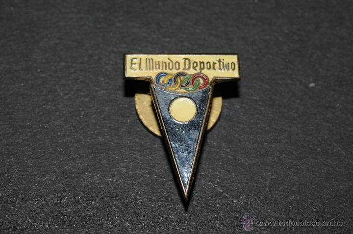 Pins de colecci&oacute;n: PIN INSIGNIA DE OJAL MUNDO DEPORTIVO