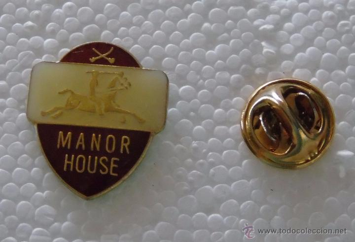 Pins de cole&ccedil;&atilde;o: PIN DE TURISMO HER&Aacute;LDICA. ESCUDO HER&Aacute;LDICO MANOR HOUSE. ESTADOS UNIDOS ?