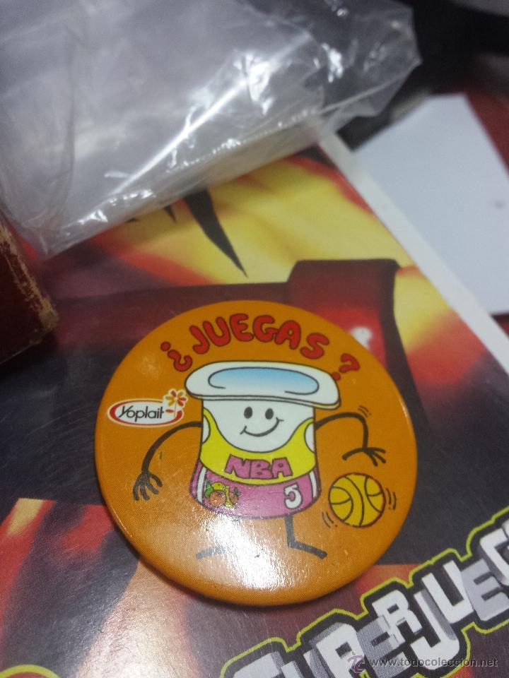 Pins de colecci&oacute;n: Chapa promocional yogur Yoplait musica &iquest; JUEGAS ? tipo pin 4 cms A&Ntilde;OS 90
