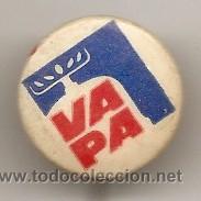 Pins de colecci&oacute;n: VAPA. Antigua chapa comercial