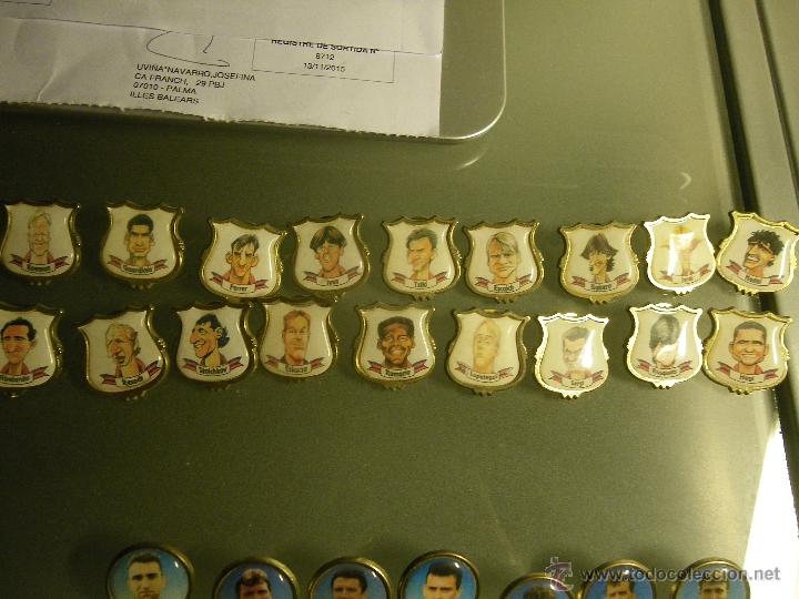 Pins de colecci&oacute;n: 18 pins de caracaturas de jugadores del Bar&ccedil;a