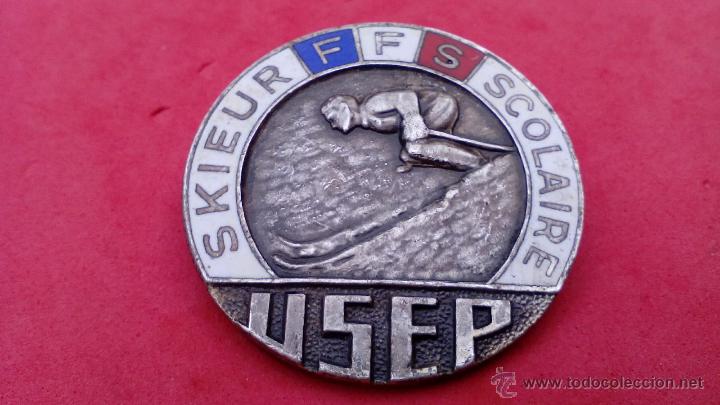 Pins de colecci&oacute;n: INSIGNIA O PINS FEDERACION FRANCESA DE ESQUI