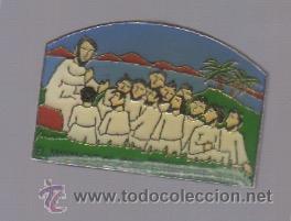Pins de cole&ccedil;&atilde;o: pin religioso - el manament de jseus estimeu-vos - concurs biblic - concurso biblico