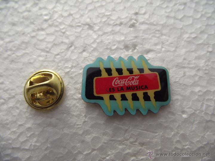 Pins de colecci&oacute;n: PIN COCA COLA. ES LA MUSICA