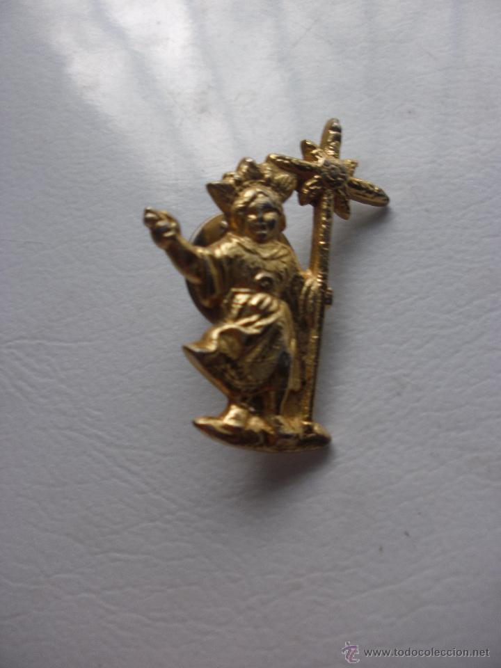Pins de colecci&oacute;n: PIN DORADO NI&Ntilde;O JES&Uacute;S DE MULA MURCIA