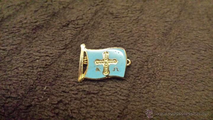 Pins de colecci&oacute;n: PIN BANDERA COMUNIDAD AUT&Oacute;NOMA DE ESPA&Ntilde;A ASTURIAS (INSIGNIA ESMALTADA A FUEGO DE IMPERDIBLE )