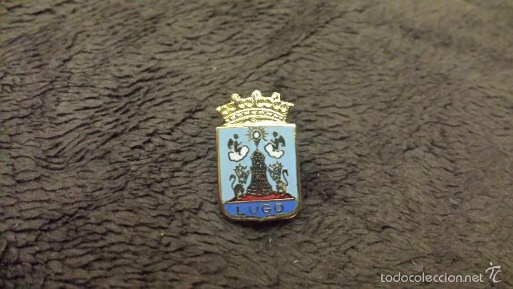 Pins de colecci&oacute;n: PIN ESCUDO HER&Aacute;LDICO LUGO (INSIGNIA ESMALTADA DE IMPERDIBLE )