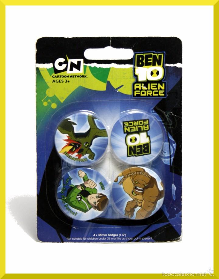 Pins de colecci&oacute;n: Chapas Pin Set - Ben 10 Alien Force BPO182 - Cartoon Network / Nuevo