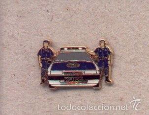 Pins de colecci&oacute;n: pinscnp-36. Pin Citroen BX y patrulla Unidad Intervenci&oacute;n Policial. CNP
