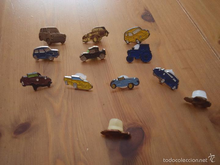Pins de colecci&oacute;n: 12 PINS COCHES - SEAT - TRACTOR