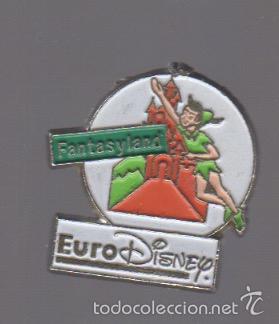 Pins de colecci&oacute;n: pin clip eurodisney - euro disney fantasyland - peter pan esmaltado