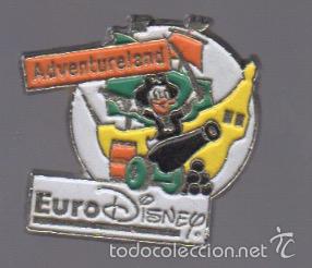 Collection pins: pin clip eurodisney - adventureland  - pato donald- esmaltado
