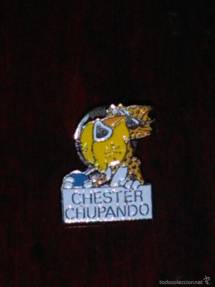 Pins de colecci&oacute;n: PINS CHESTER CHUPANDO. - Foto 1