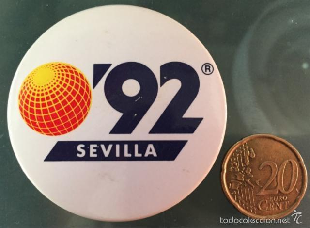 Pins de colecci&oacute;n: CHAPA GRANDE EXPO 92 SEVILLA