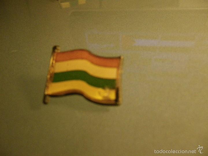Pins de colecci&oacute;n: Pin bandera la rioja (defecto en esquina)