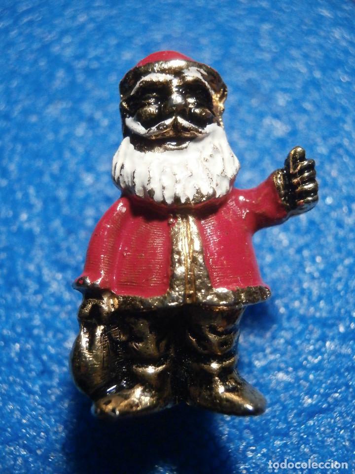 Pins de colección: Insignia - Broche - Papá Noel - Santa Claus de imperdible - Muy bonito y pesado - Marcado Aleixandre - Foto 2 - 62225668