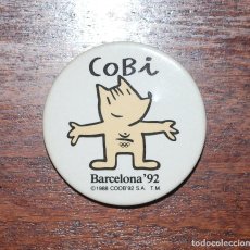 Pins de colección: JAVIER MARISCAL.- PIN DE COBI BARCELONA ’92 (AÑO 1988) (VER FOTO ADICIONAL). Lote 66944130