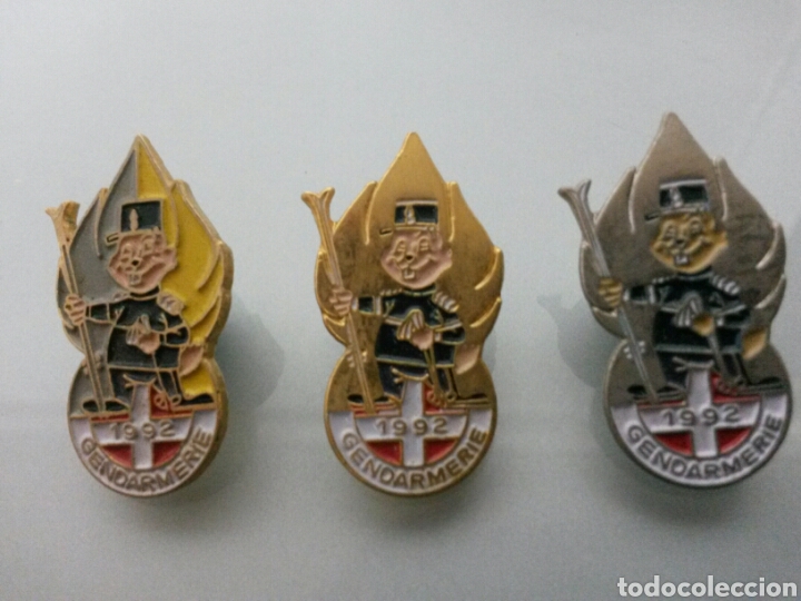 Sammlung von Pins: 3 PINS GENDARMERIE 1992 FRANCIA