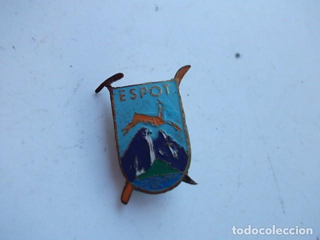 Pins de colecci&oacute;n: ANTIGUA INSIGNIA PIN DE SPOT ESQUI ,BARATA