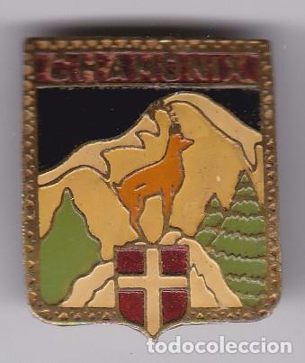 Pins de colecci&oacute;n: ANTIGUO PIN DE AGUJA DE PUBLICIDAD DE CHAMONIX EN SUIZA