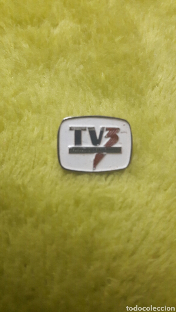 Pins de cole&ccedil;&atilde;o: Pin tipo insignia aguja antigua Televisio de Catalunya TV3