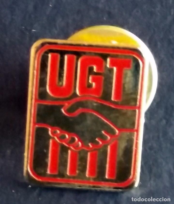 Pins e Spille di collezione: PINS - PIN POLITICO UGT