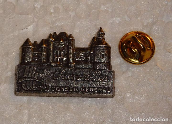 Pins e Spille di collezione: PIN DE TURISMO. VALLE DEL LOIRA, FRANCIA. CASTILLO CHAMEROLLES