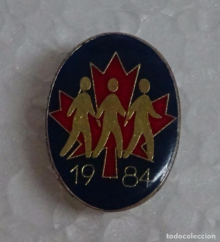 Pins e Spille di collezione: INSIGNIA ALFILER NO PIN. 1984 CANADA?. CON MARCAJE