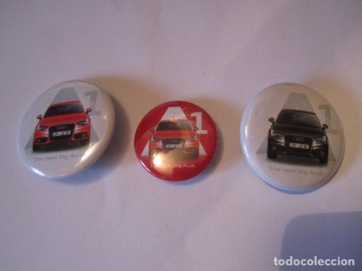 Pins de colecci&oacute;n: lote 3 pin chapa audi a1 - Foto 1