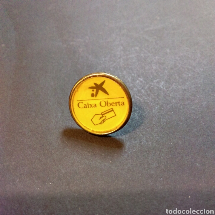 Pins de colecci&oacute;n: Pin Caixa Oberta La Caixa publicidad - Foto 1