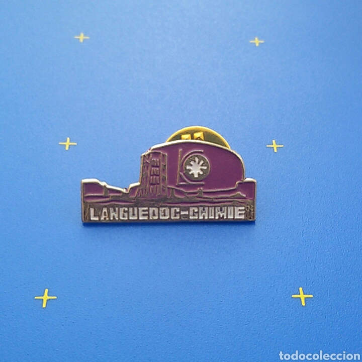 pin publicitario languedoc chimie comprar pins antiguos y de coleccion en todocoleccion 81198718 todocoleccion