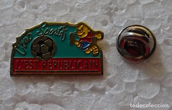 Collection pins: PIN DE DEPORTES. F&Uacute;TBOL. CLUB SPORTIF L'EST REPUBLICAIN