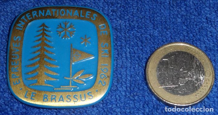 Pins de colecci&oacute;n: Epreuves Internationalede esqui 1962 - Le Brassus - Esqui - Monta&ntilde;a