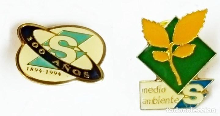Pins de colecci&oacute;n: 2 Pin de la Compa&ntilde;ia Sevillana de Electricidad.