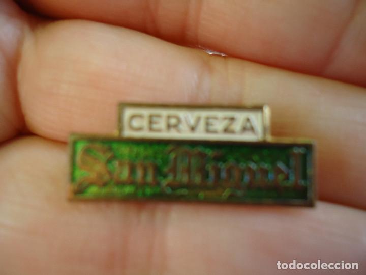 Pins de colecci&oacute;n: INSIGNIA DE AGUJA DE CERVEZA SAN MIGUEL. ANTIGUA