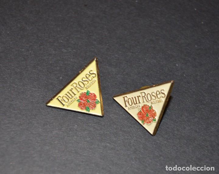 Pin's de collection: PIN - FOUR ROSES - AMERICAN BOURBON - LOTE DE 2 PINS
