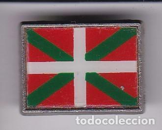 Pins de colecci&oacute;n: ANTIGUO PIN DE AGUJA DE LA IKURRI&Ntilde;A, BANDERA DE EUSKADI