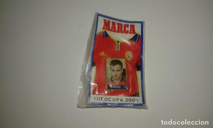Pins de colecci&oacute;n: PIN DE LA EUROCOPA 2000 FRAN JUGADOR DEL DEPORTIVO DE LA CORU&Ntilde;A FUTBOL MARCA