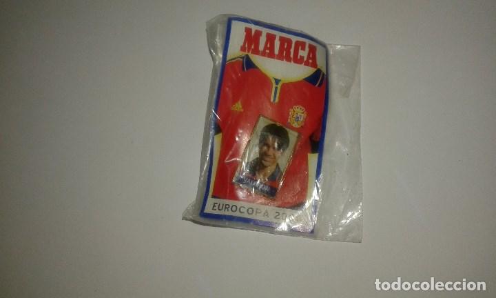 Pins de colecci&oacute;n: PIN DE LA EUROCOPA 2000 VALERON FUTBOLISTA ATLETICO MADRID FUTBOL MARCA