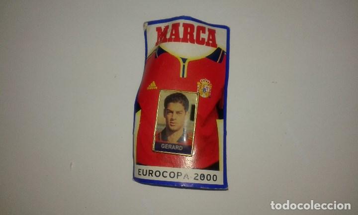 Pins de colecci&oacute;n: PIN DE LA EUROCOPA 2000 GERARD JUGADOR DEL VALENCIA FUTBOL MARCA PINS